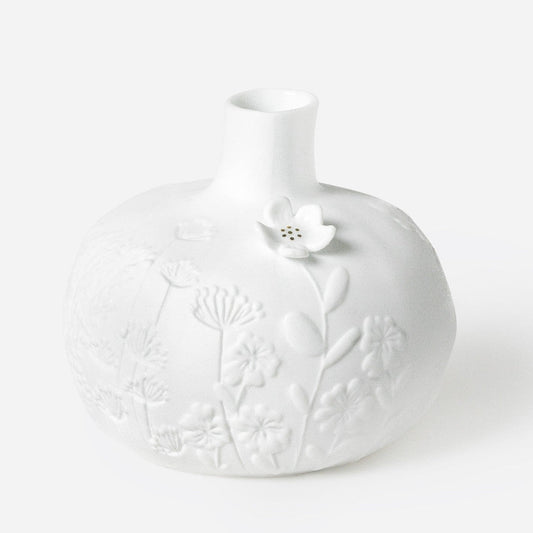 Picture Stories Porcelain Vase - Flower Garden