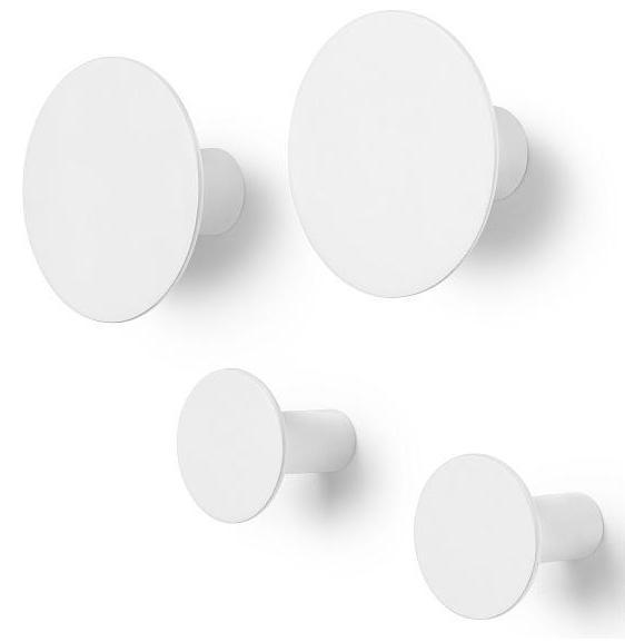 PONTO wall hooks in Lily White