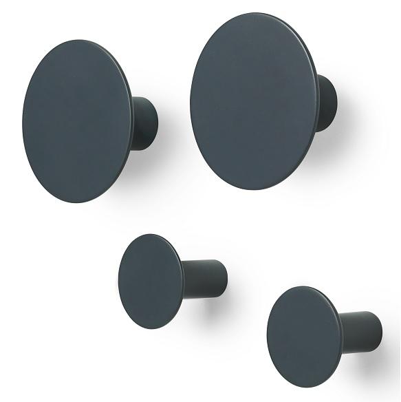PONTO wall hooks in Gunmetal