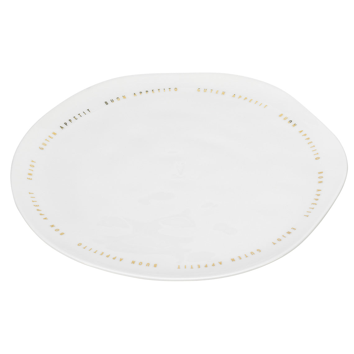 Large Bon Appetit porcelain plate