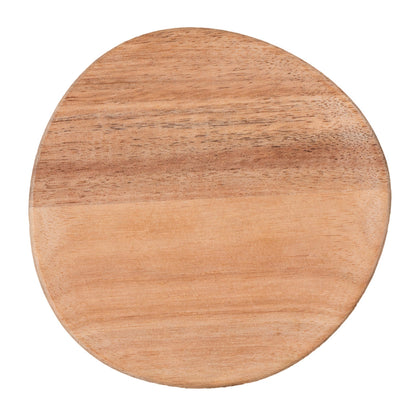 Small acacia wood plate