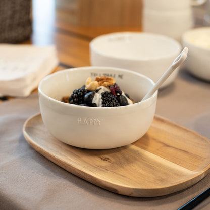 Bonjour porcelain bowl lifestyle