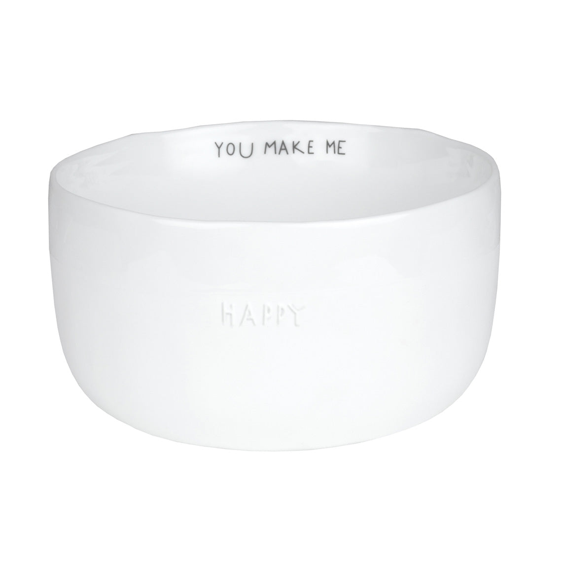 Bonjour You Make Me Happy porcelain bowl