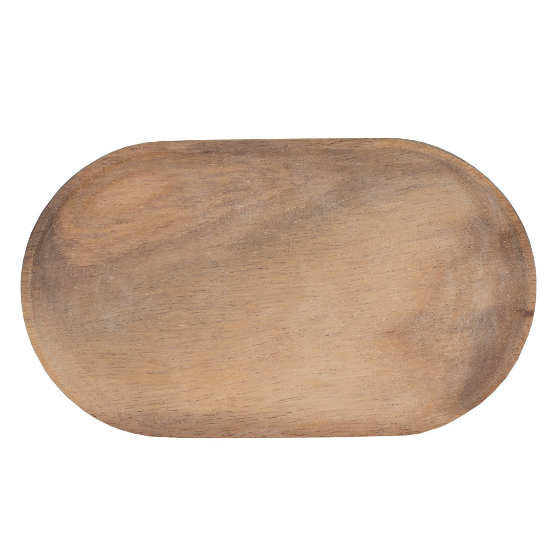 Bonjour acacia wood oval plate
