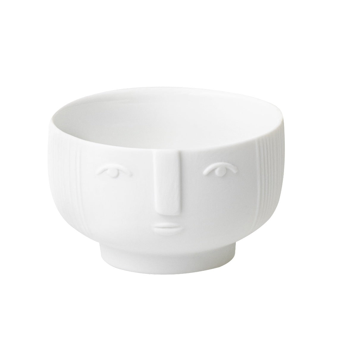 Small Deli porcelain face bowl front