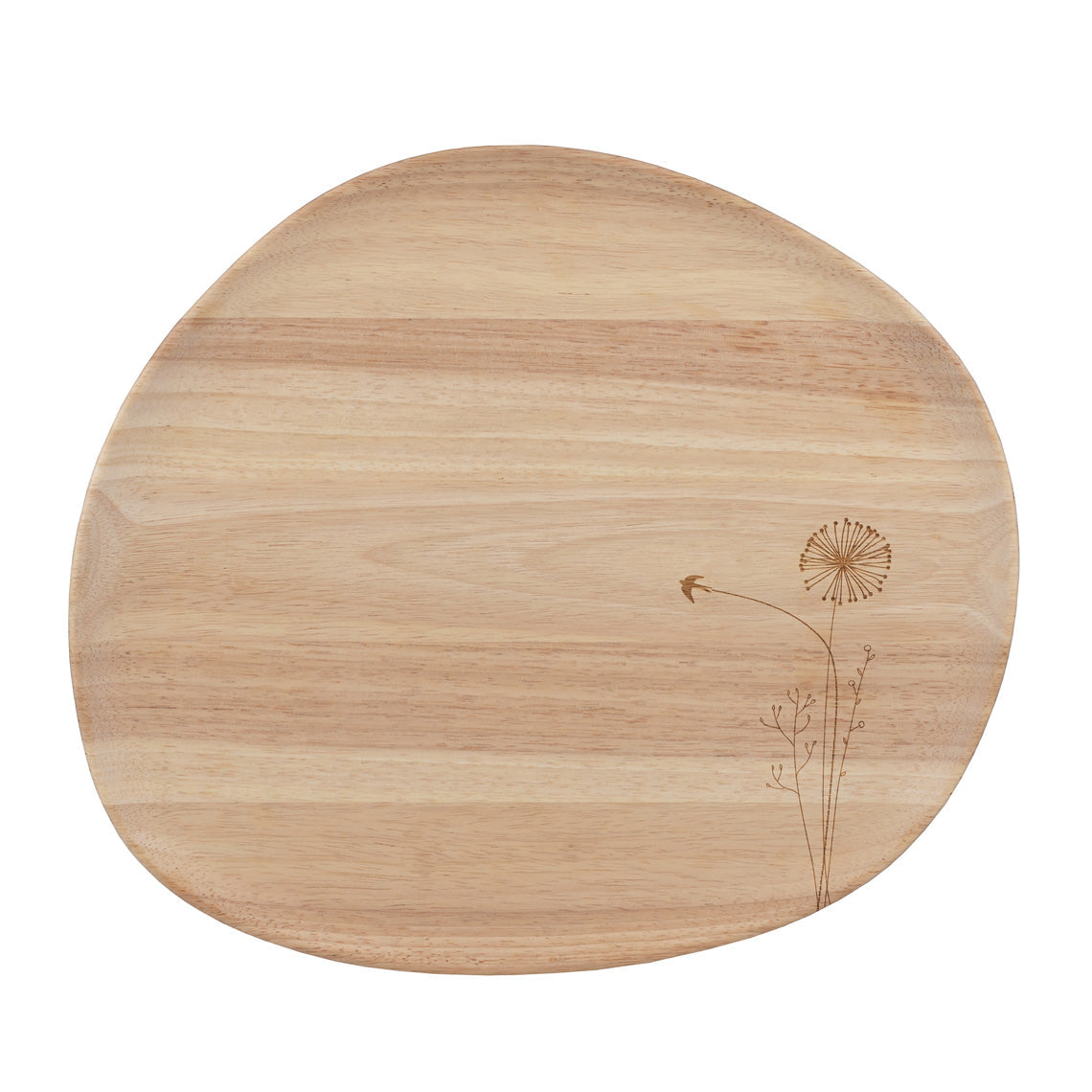 Flora and Fauna decorative wood tray