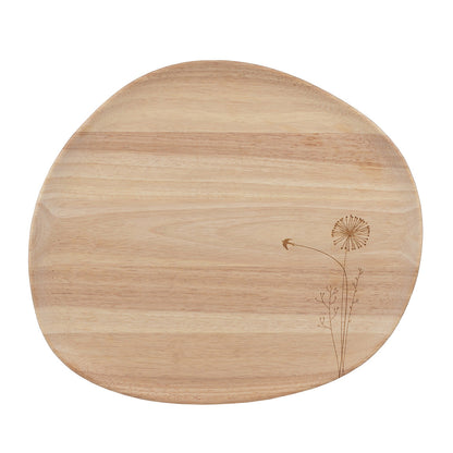 Flora and Fauna decorative wood tray