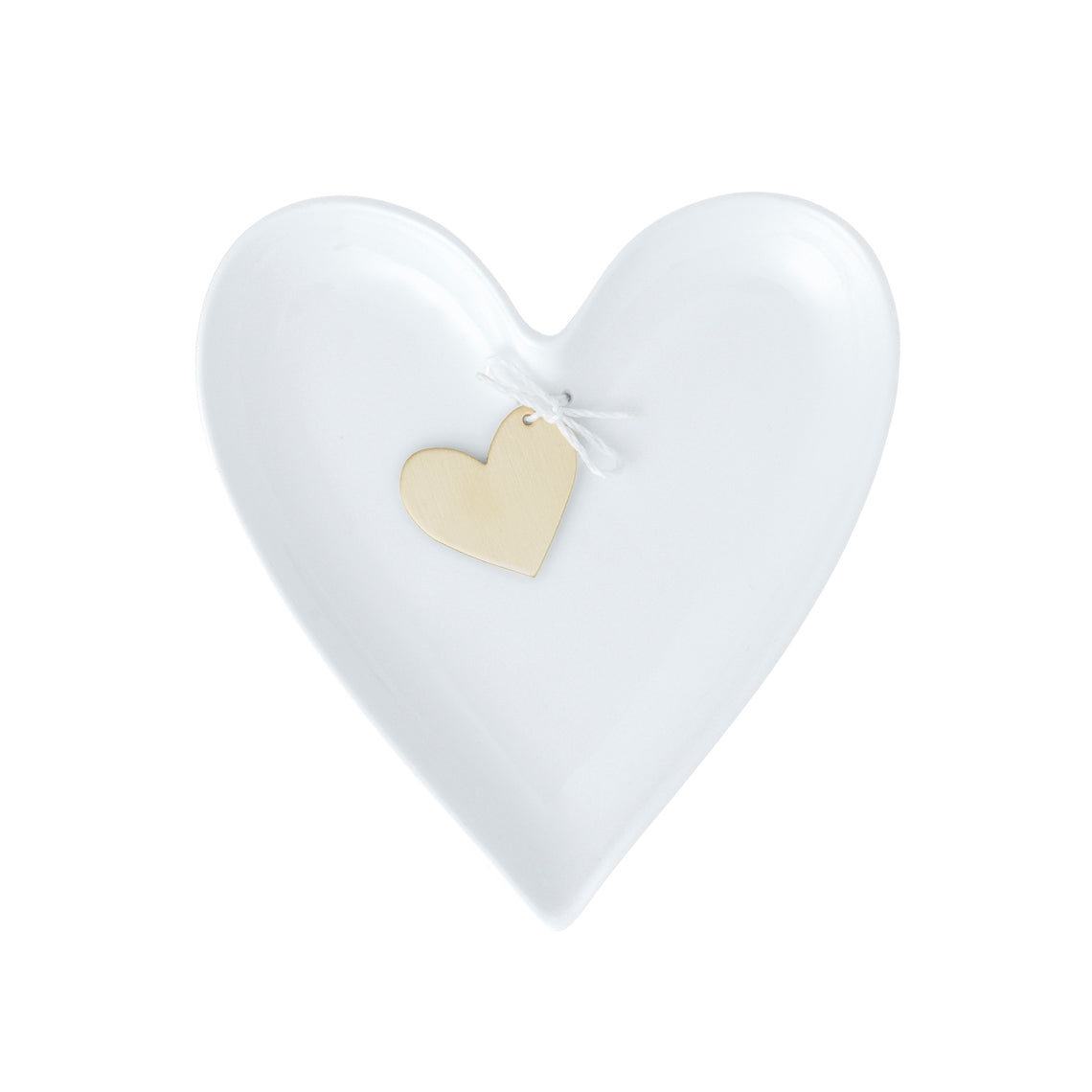 Heart of Gold porcelain plate