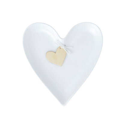 Heart of Gold porcelain plate