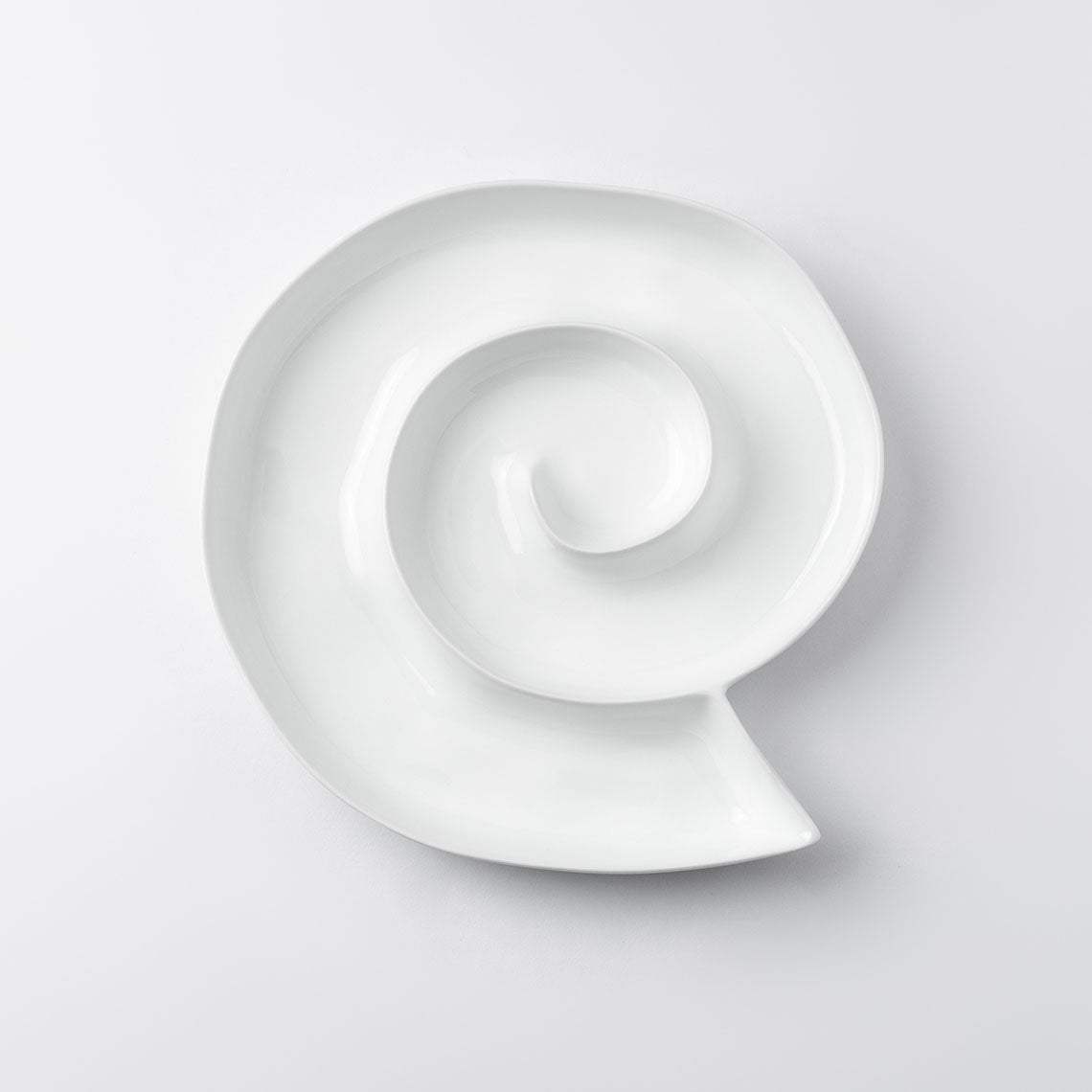 White porcelain Snacktime serving dish