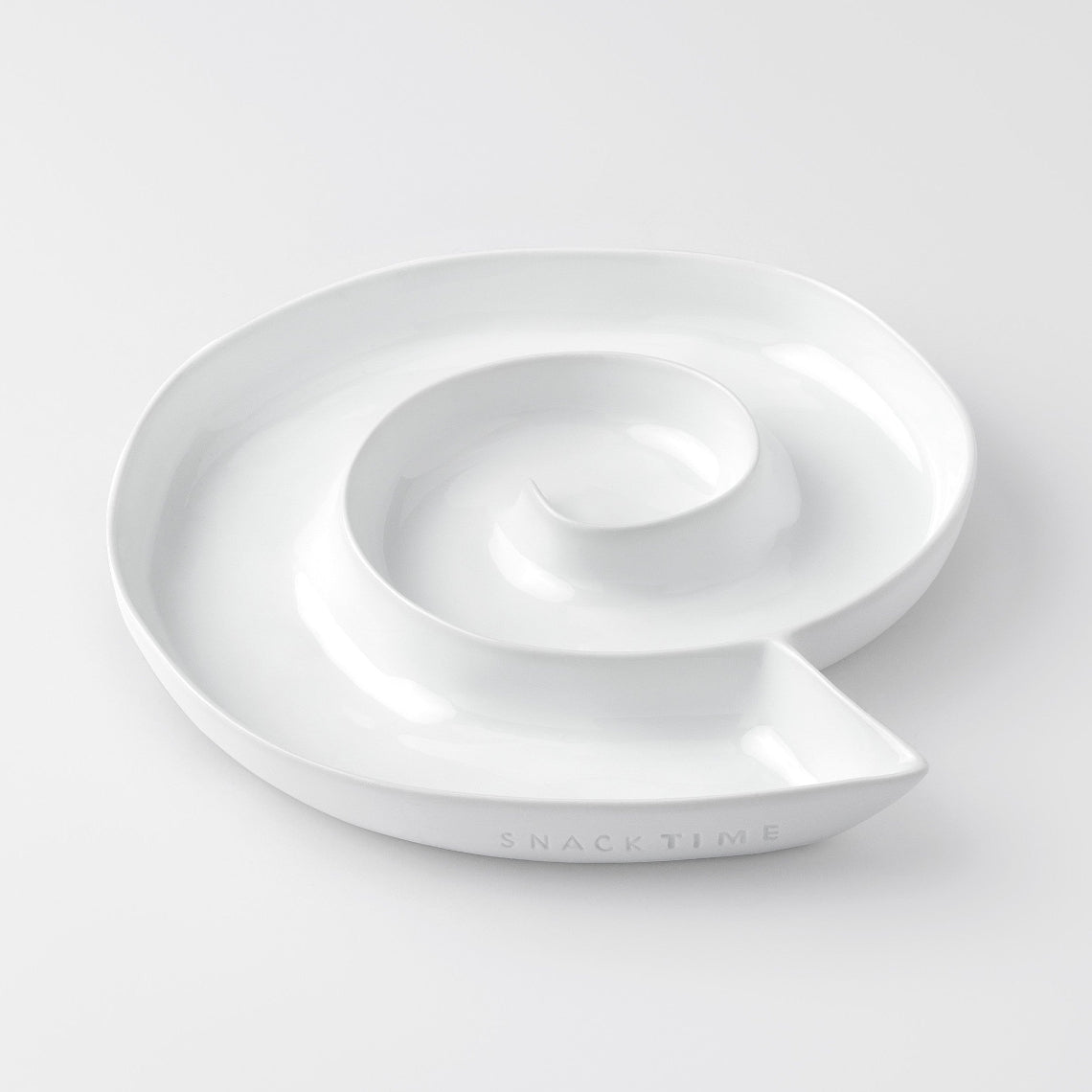 White porcelain serving dish view
