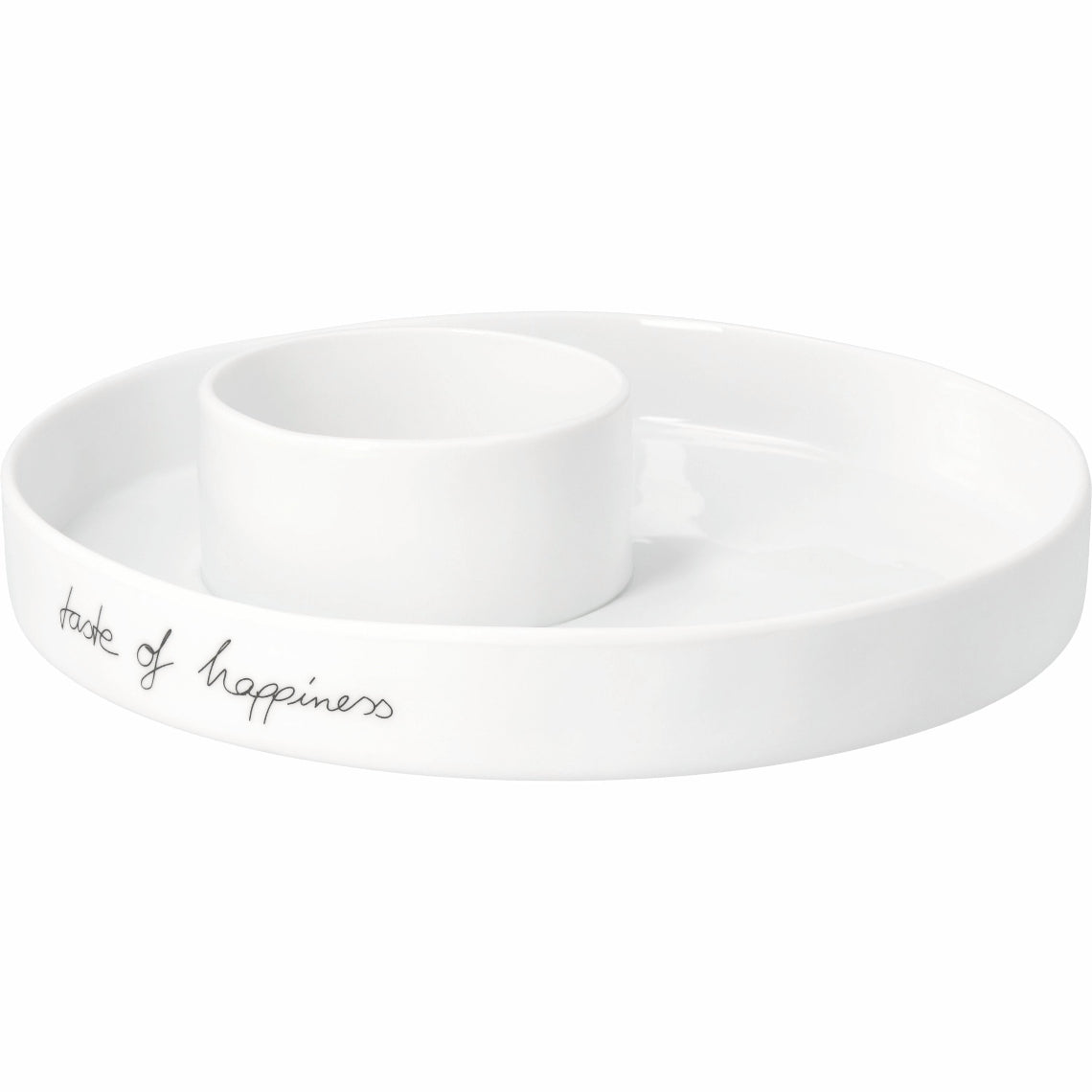 Happiness porcelain serving dish