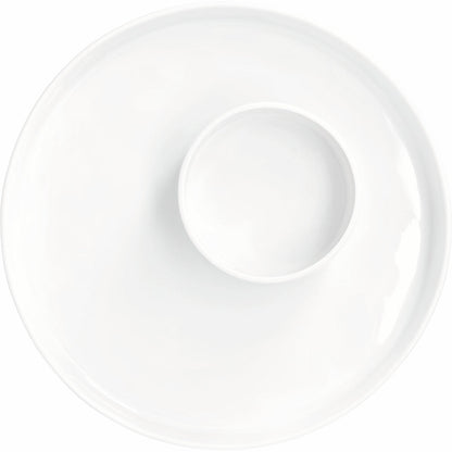 Happiness serving dish top view