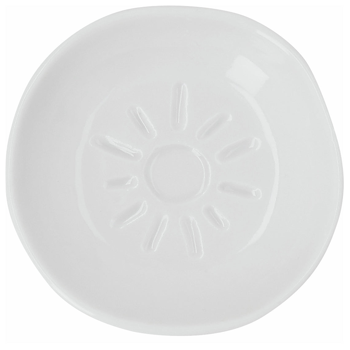 Porcelain mini bowl with embossed design