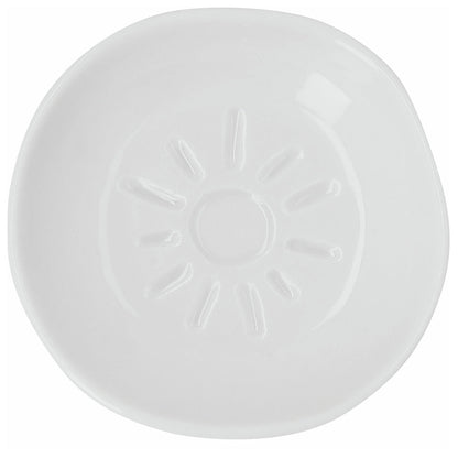 Porcelain mini bowl with embossed design