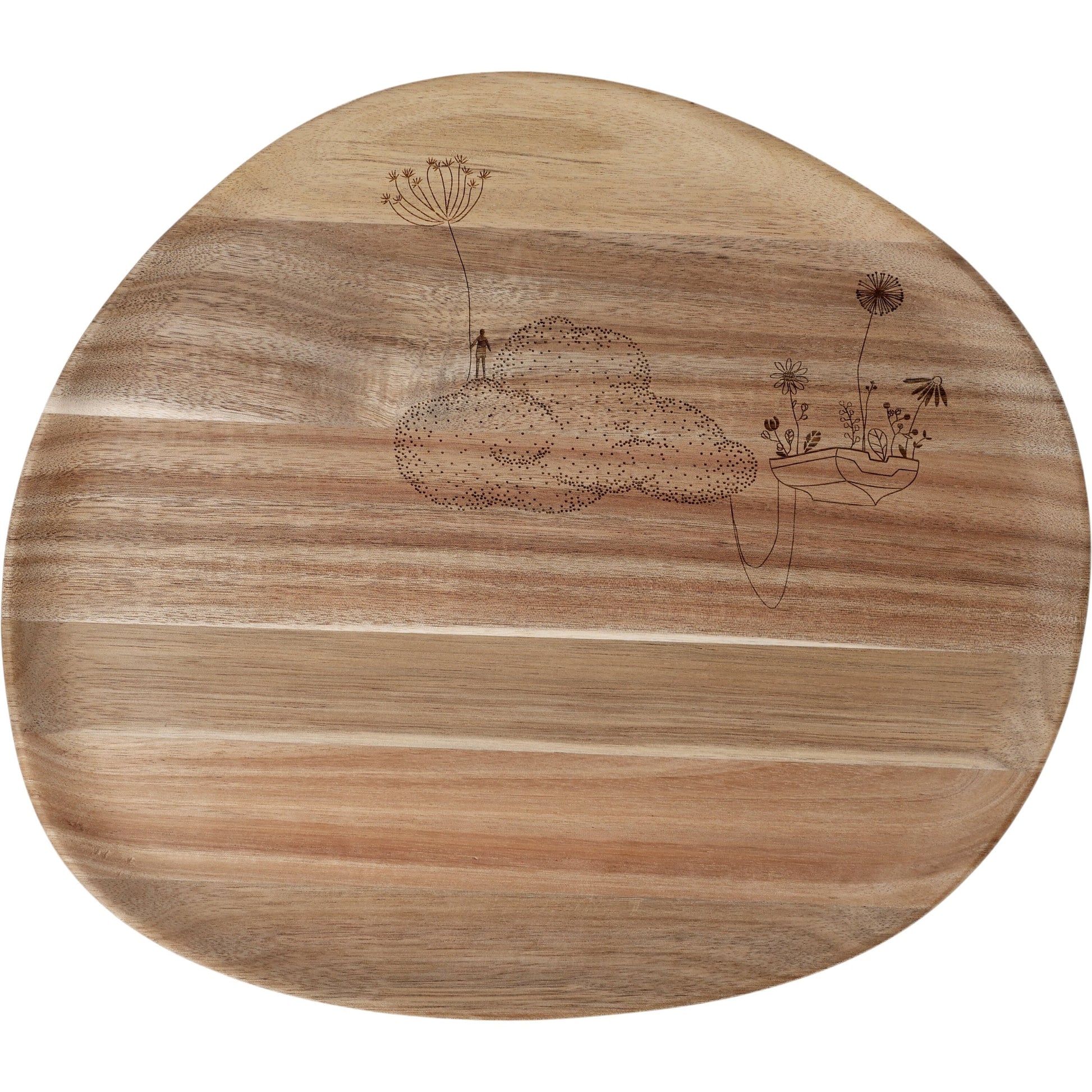 Garden of Heaven acacia wood tray