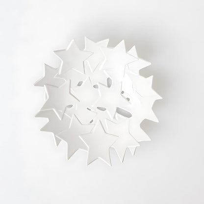 Small white porcelain star bowl