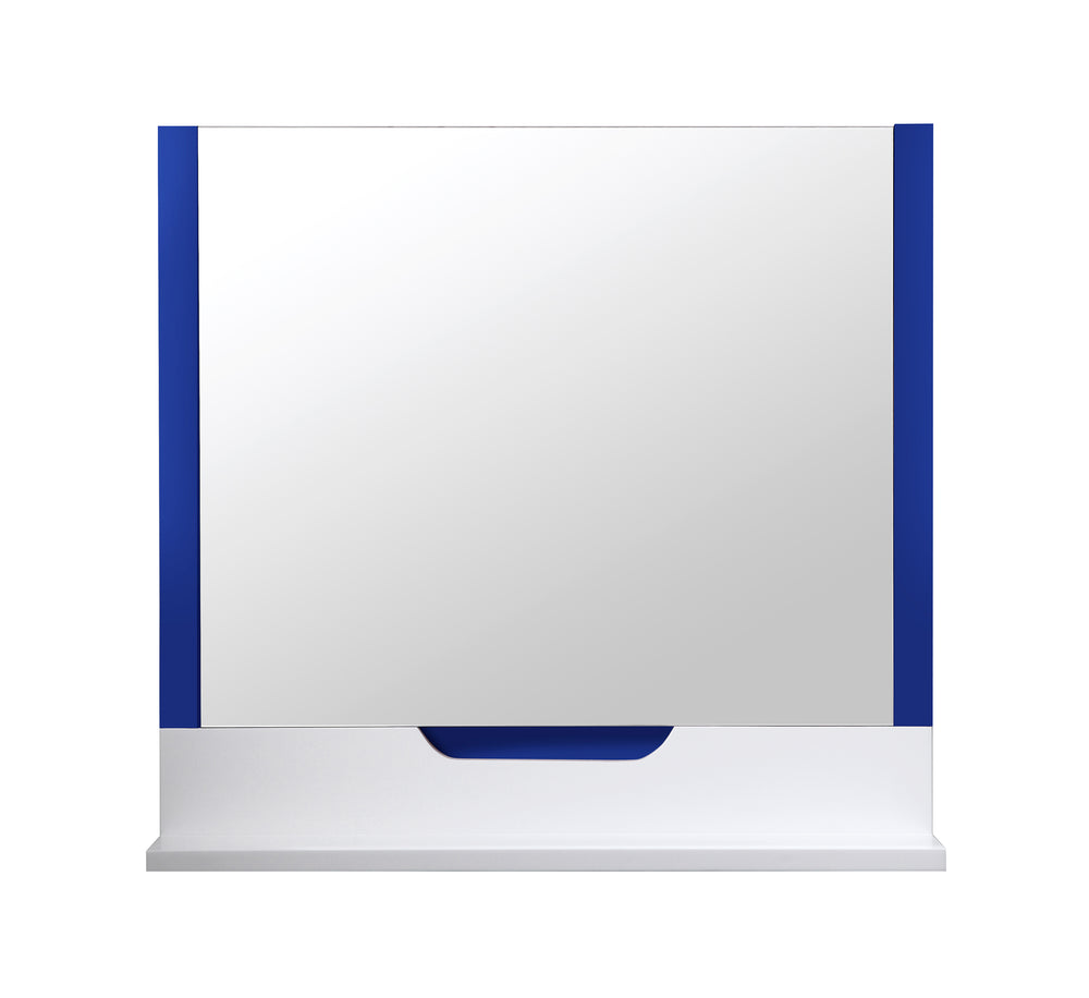 REGIA 36-inch Navy Blue and Matte White
