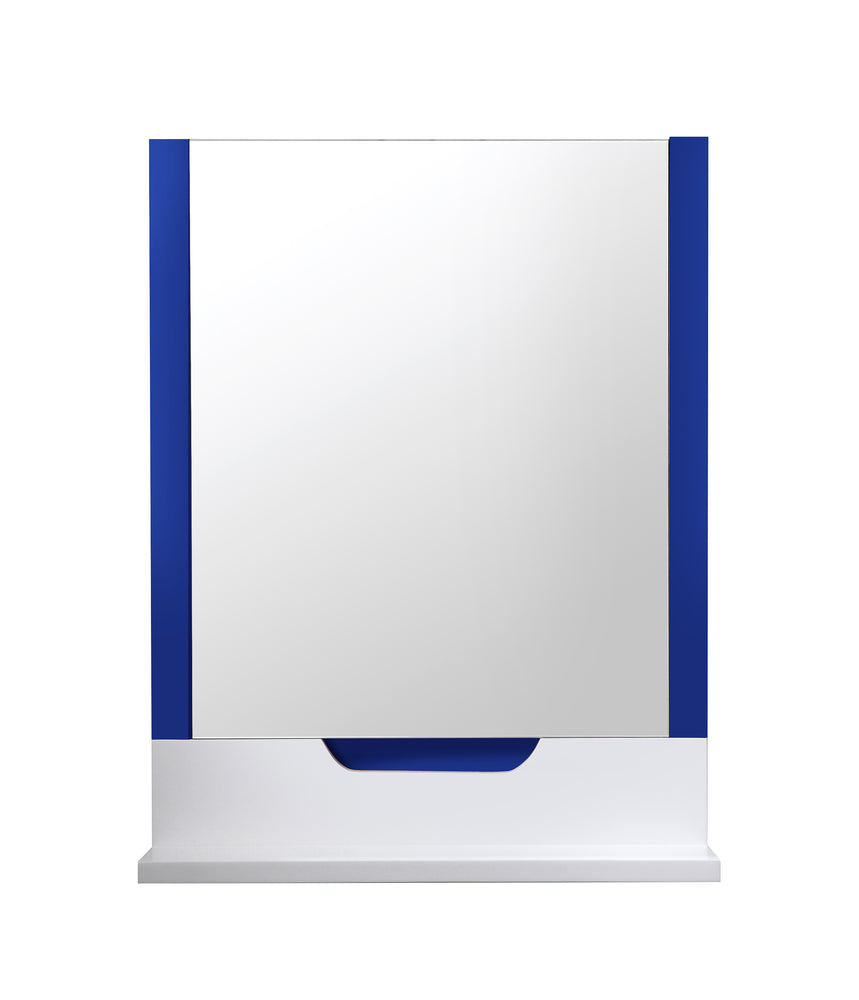 REGIA 24-inch Navy Blue and Matte White