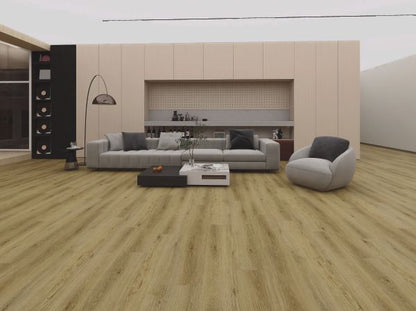 Sable Oak SPC flooring room view