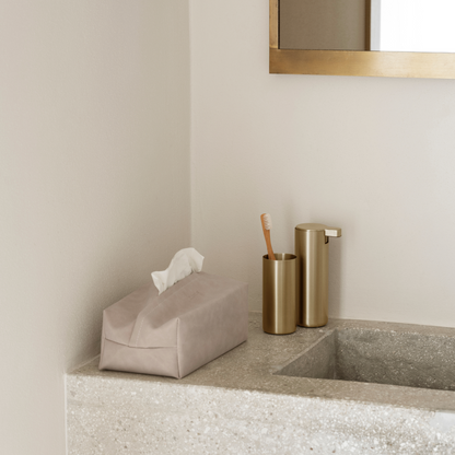SAHLA faux suede tissue box cover lifestyle