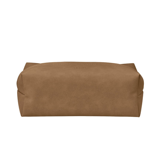 SAHLA faux suede tissue box cover in Tan