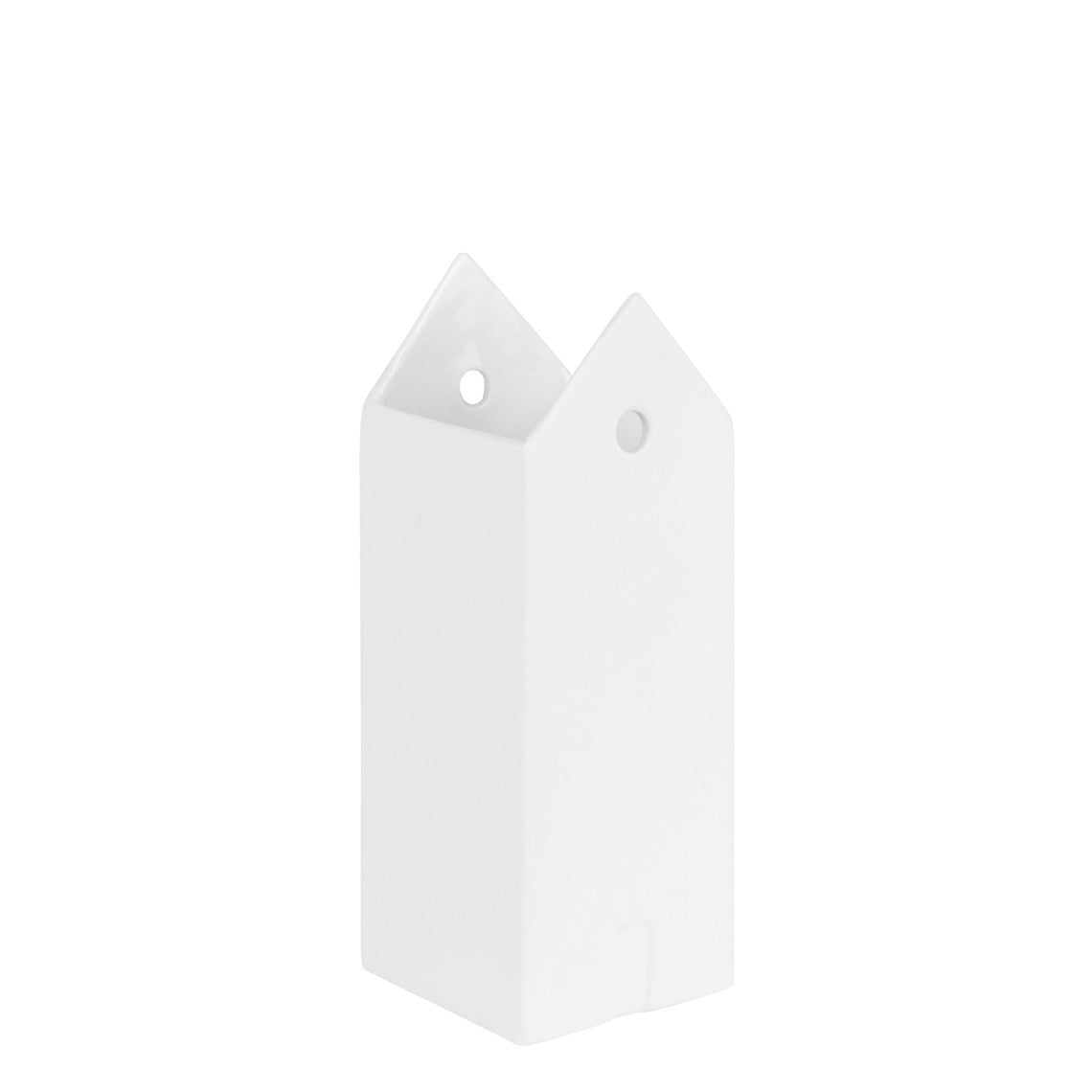 Scandinavian Style Porcelain House Shaped Vase - Food Safe, Decorative Organizer product image