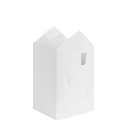 Scandinavian Style Porcelain House Shaped Vase - Food Safe, Decorative Organizer product image