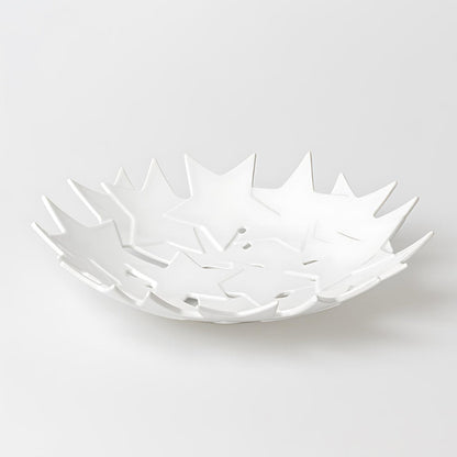 White porcelain star bowls