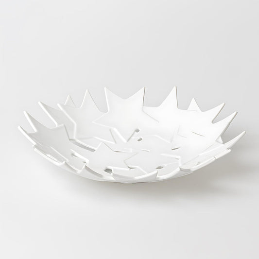 White porcelain star bowls