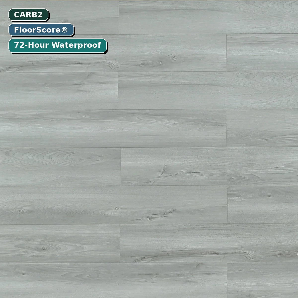 12mm Silver City – Laminate Flooring (TF6608-F) laminate flooring — CARB2, FloorScore certified, 72-hour waterproof