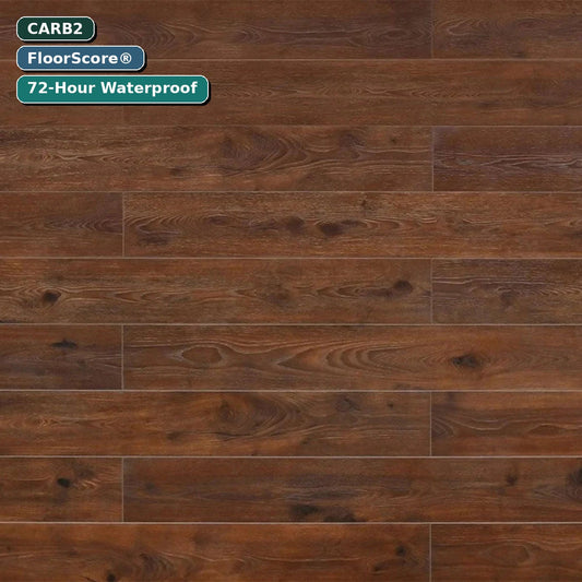 12.3mm Umber – Laminate Flooring (TF8001) laminate flooring — CARB2, FloorScore certified, 72-hour waterproof
