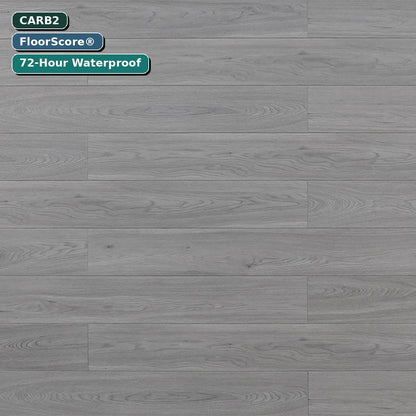 12.3mm Graphite – Laminate Flooring (TF8009) laminate flooring — CARB2, FloorScore certified, 72-hour waterproof