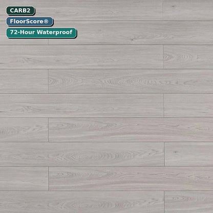 12.3mm Alabaster – Laminate Flooring (TF8011) laminate flooring — CARB2, FloorScore certified, 72-hour waterproof