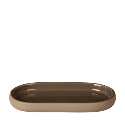 SONO oval tray in Tan