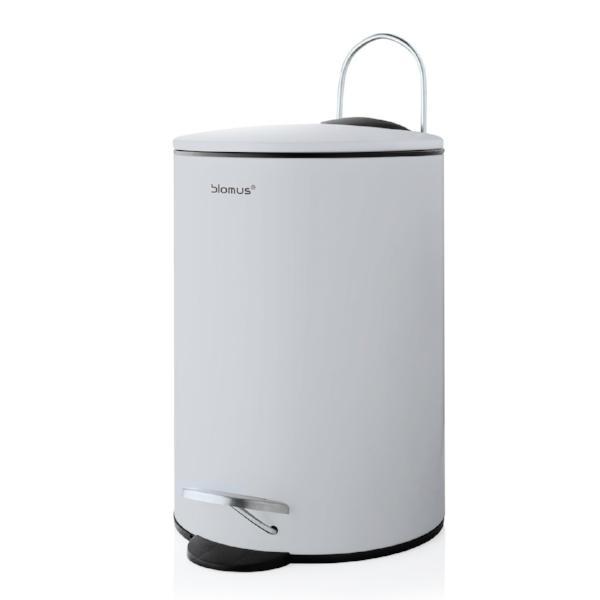 BLOMUS TUBO pedal bin in Micro Chip (Light Grey)