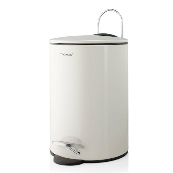 BLOMUS TUBO pedal bin in Moonbeam (Cream)