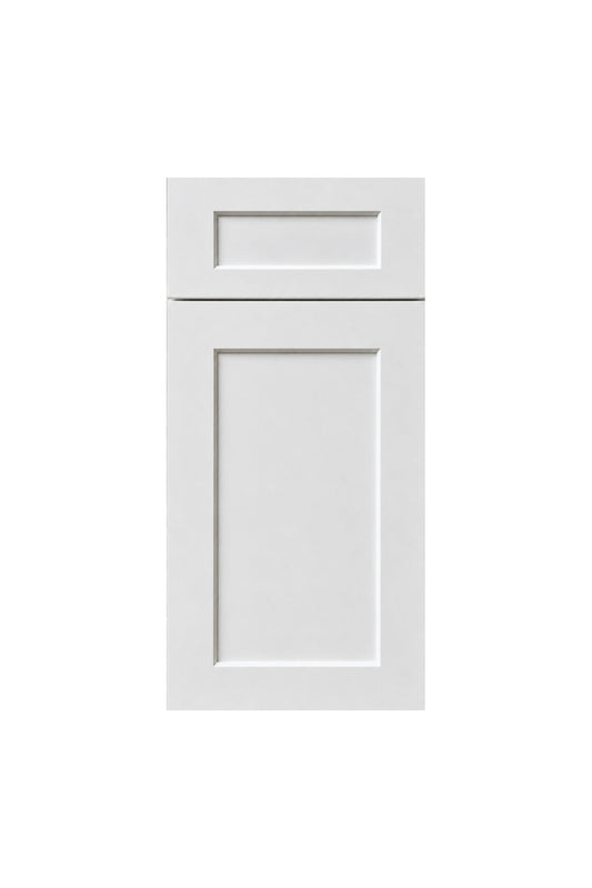 BEVEL WHITE SHAKER cabinet door sample