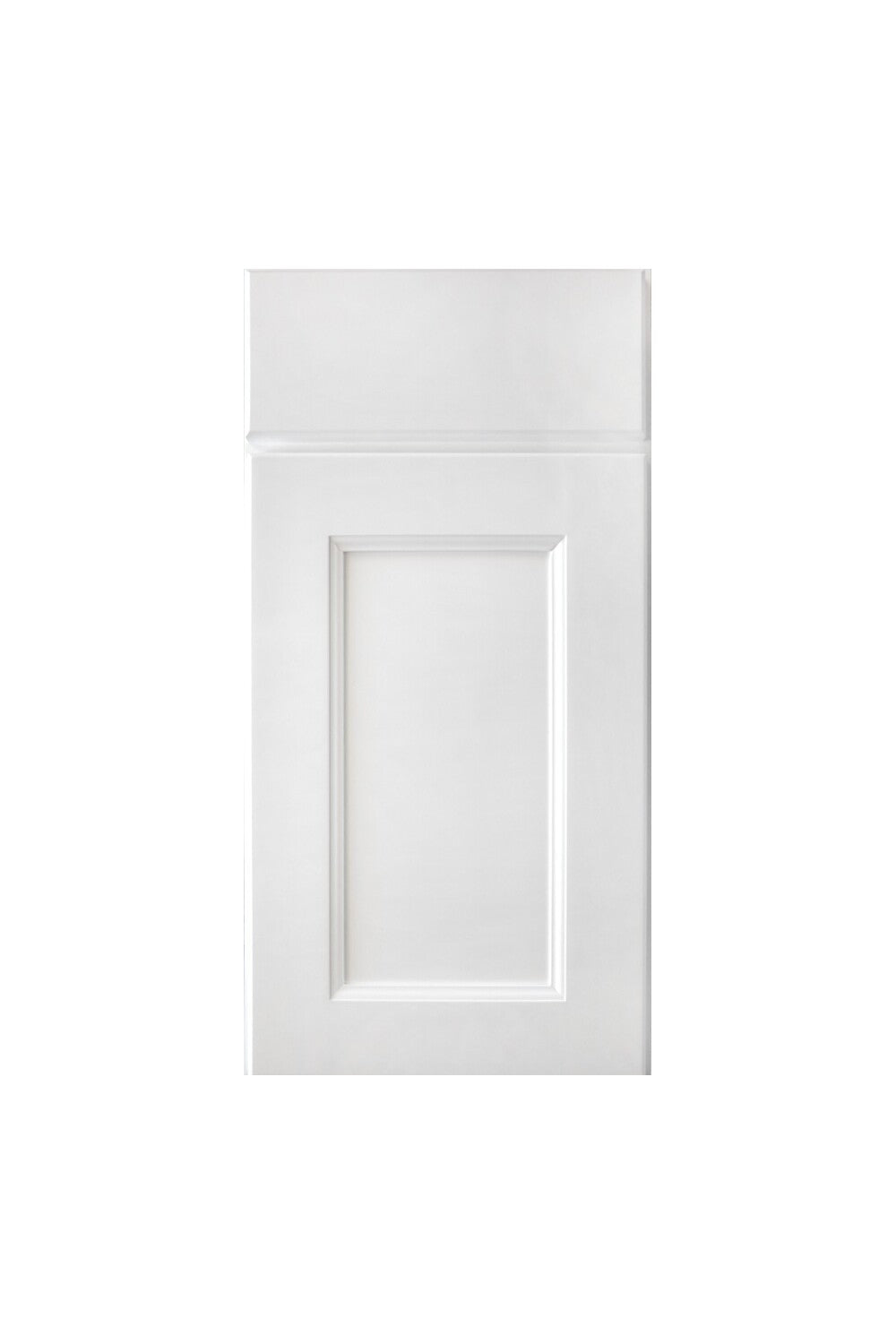 MODERN WHITE SHAKER cabinet door sample