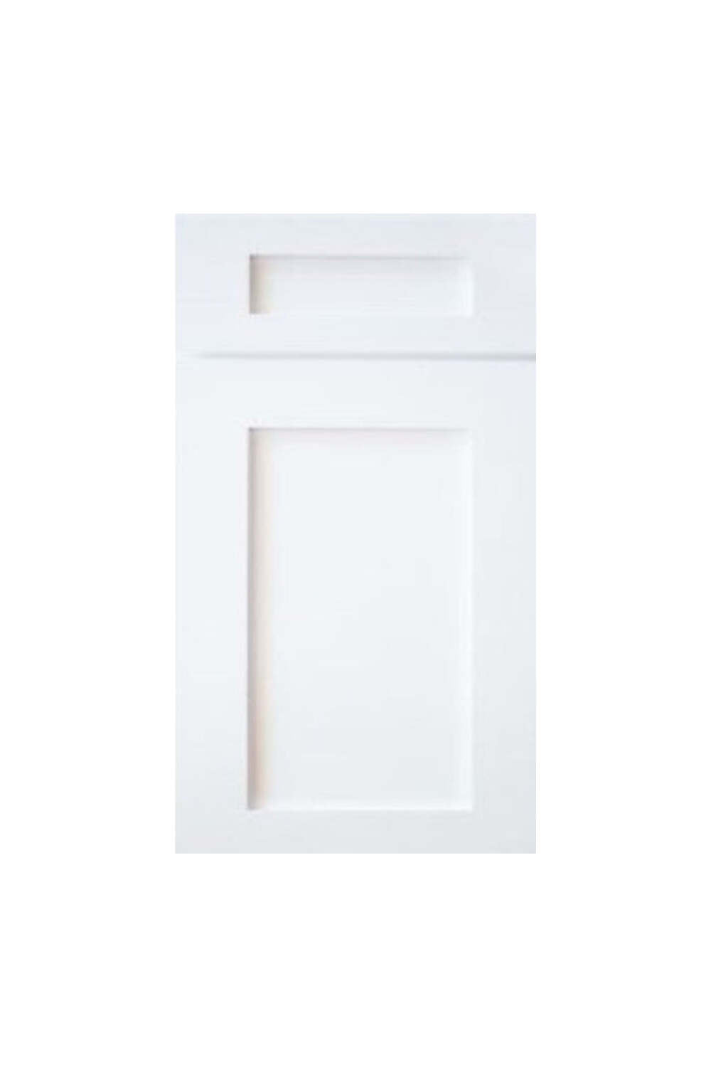 WHITE SHAKER cabinet door sample