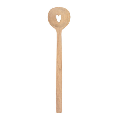 Acacia Wooden Spoon with Heart Cutout