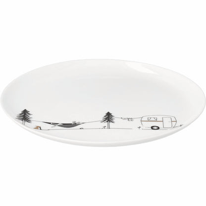Hobby Porcelain Camping Plate detail