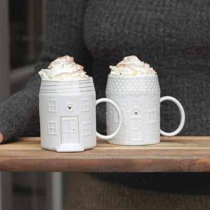 Cottage House Mug Set lifestyle