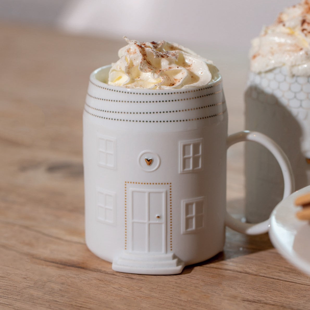 Cottage House Mug detail