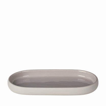 SONO oval tray in Moonbeam cream