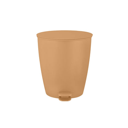 AVA tan soft-close bathroom trash can