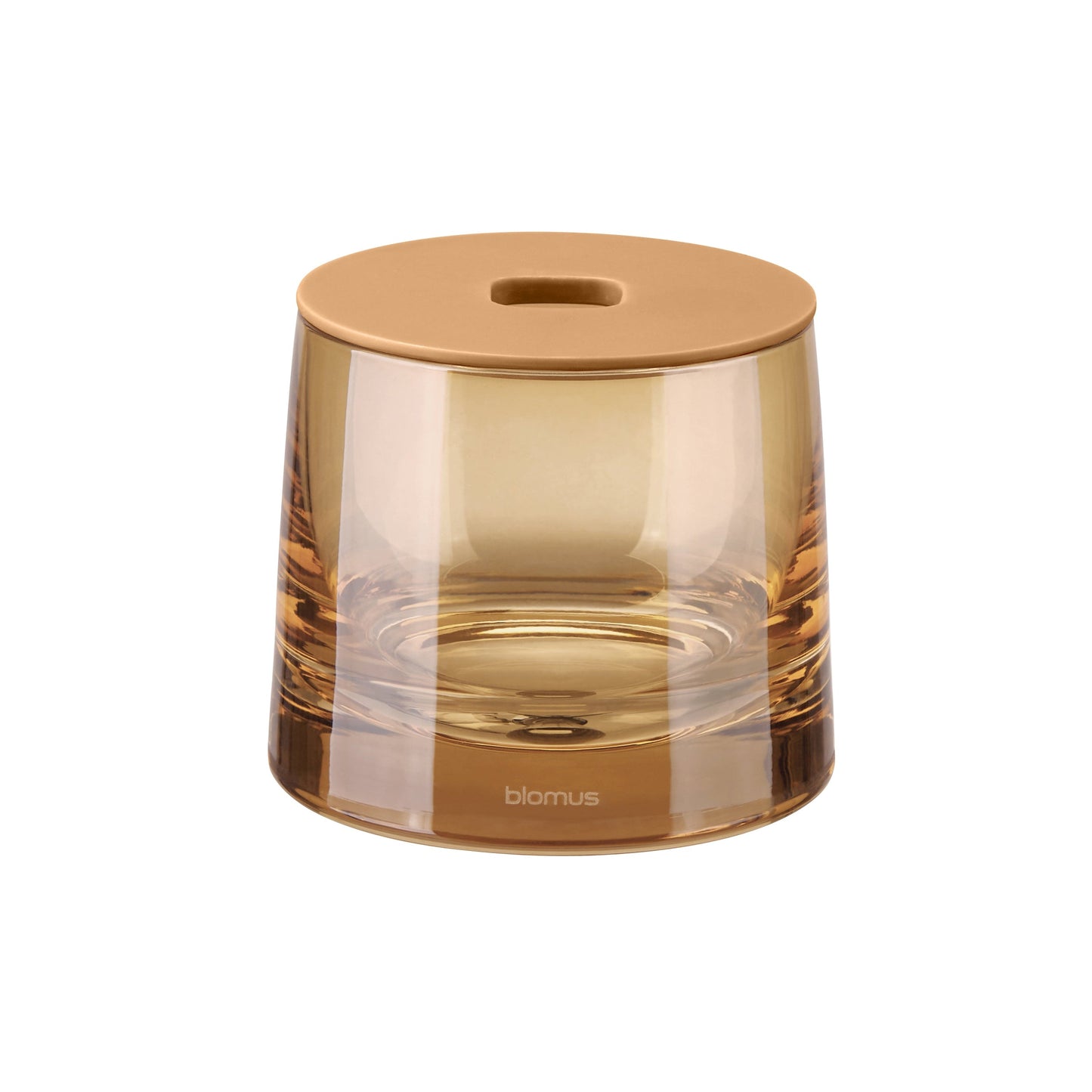 AVA tan glass canister