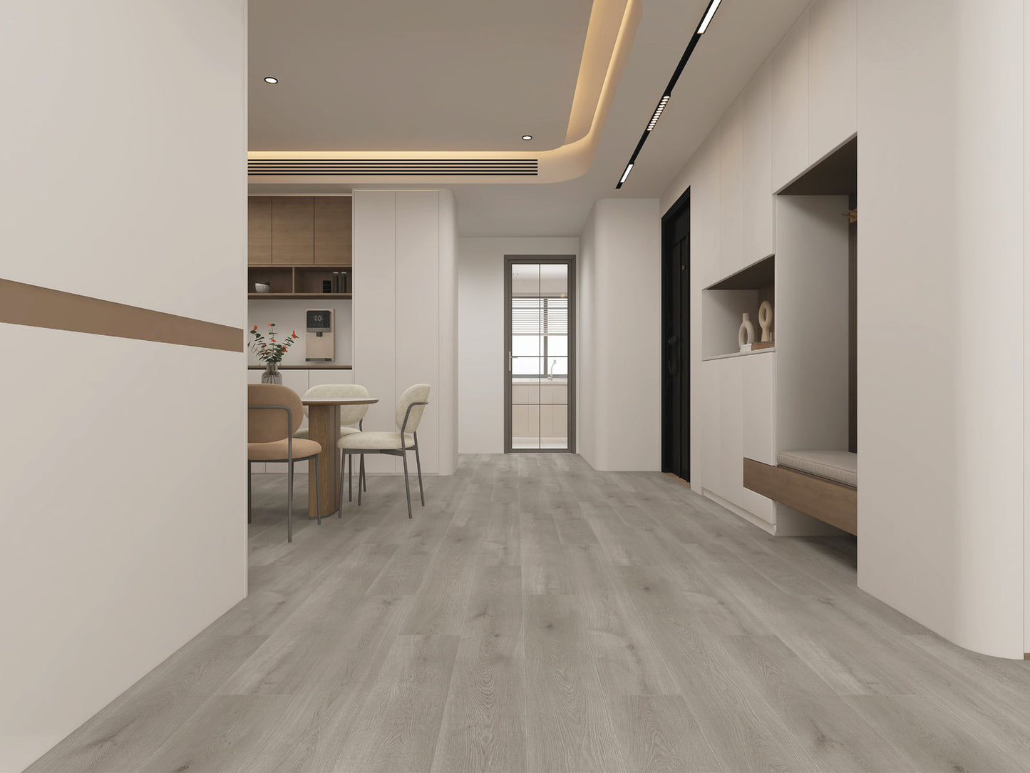 Urban Oak SPC flooring detail view