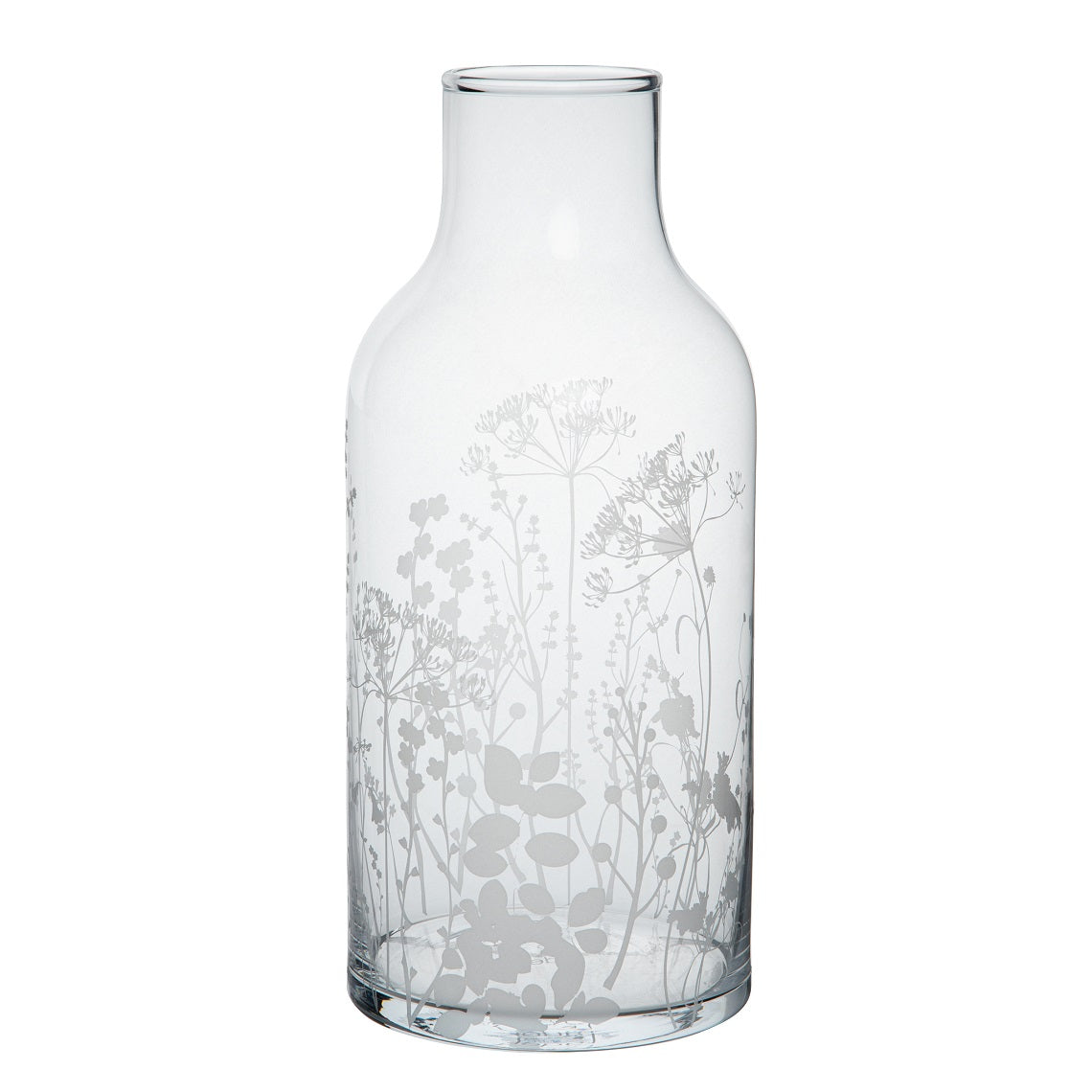 Wildflowers Glass Vase - 11.8"