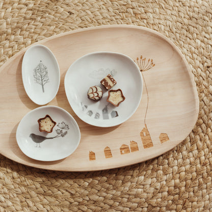 Decorative wood tray lifestyle